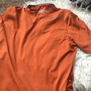 Nike Pro Combat Orange Tee
